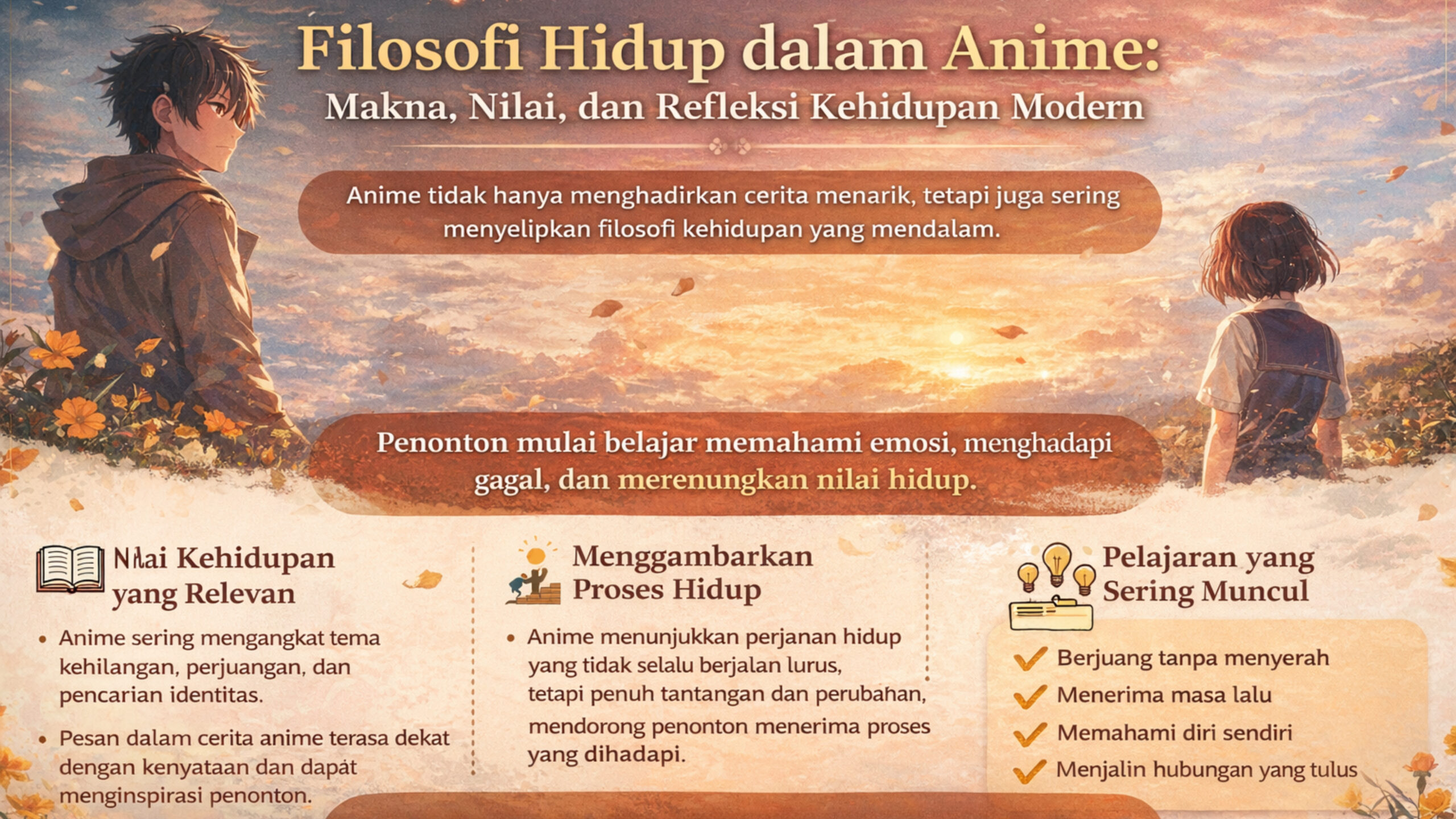 Filosofi Hidup dalam Anime